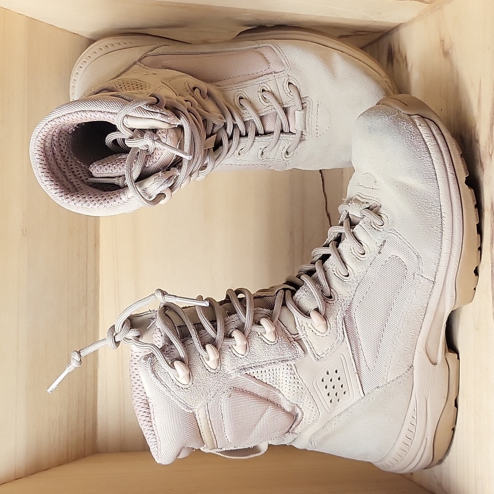 Altama Yough Militar Beige Cream Color Boots